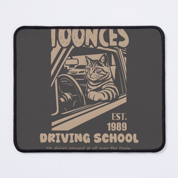 Item preview, Toonces Driving Cat Fun Retro Pop Culture Art | Best Buy designed and sold by kidgoback.