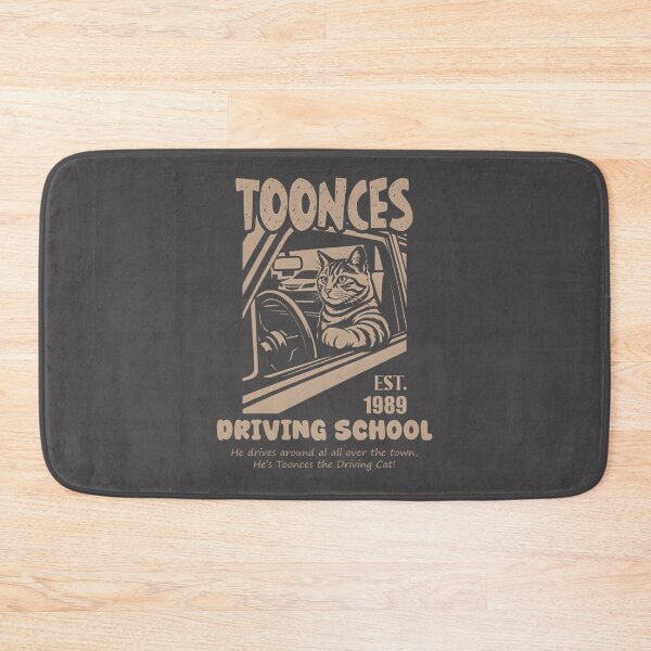 Item preview, Toonces Driving Cat Fun Retro Pop Culture Art | Best Buy designed and sold by kidgoback.