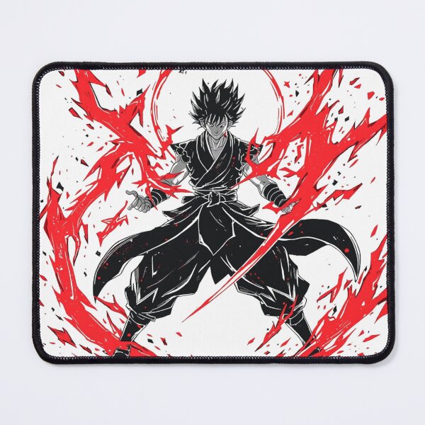 Item preview, Crimson Shadow Warrior – Dark Anime Energy designed and sold by Shanker-studio.