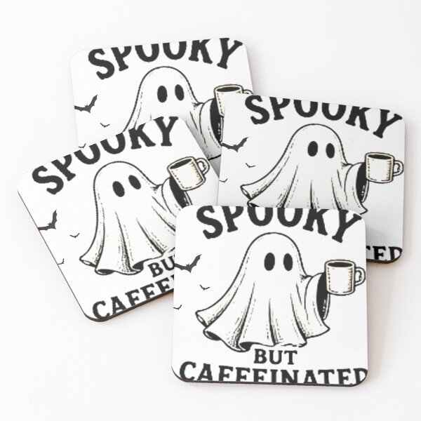 Item preview, Spooky But Caffeinated  designed and sold by AjoleneK.