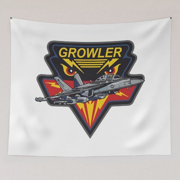 Item preview, EA-18G Growler Electronic Attack Jet Military Emblem designed and sold by CharlieDesings.