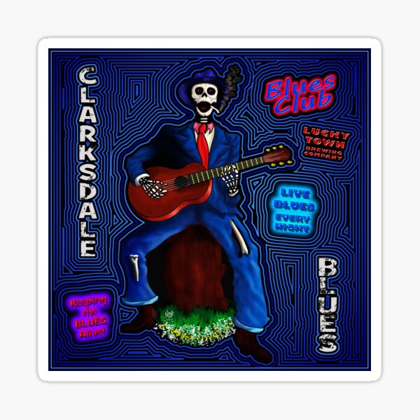 Item preview, CLARKSDALE BLUES designed and sold by Neil Finnemore.