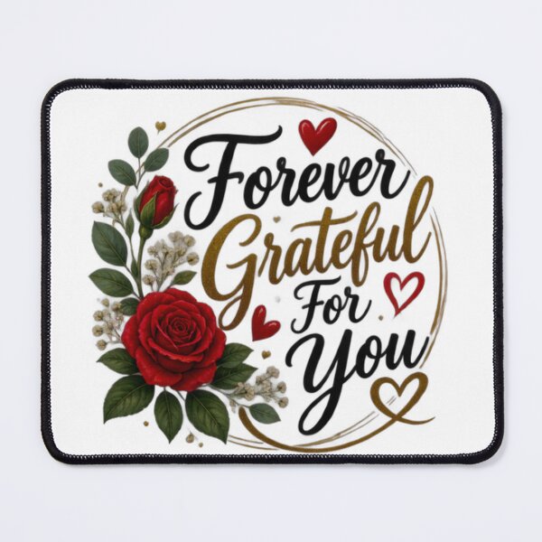Item preview, Forever Grateful For You Romantic Gift designed and sold by AbsheerDesign.