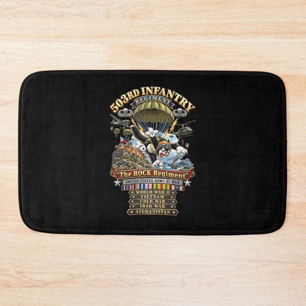 Item preview, Army - 503rd Parachute Infantry Regiment - The Rock Regiment - Wars - 3D - Enhanced designed and sold by Military Insignia Products.
