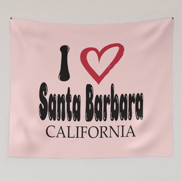 Item preview, I Love Santa Barbara California - Coastal CA Beach Vacation Gift designed and sold by DAM Creative ⭐⭐⭐⭐⭐.