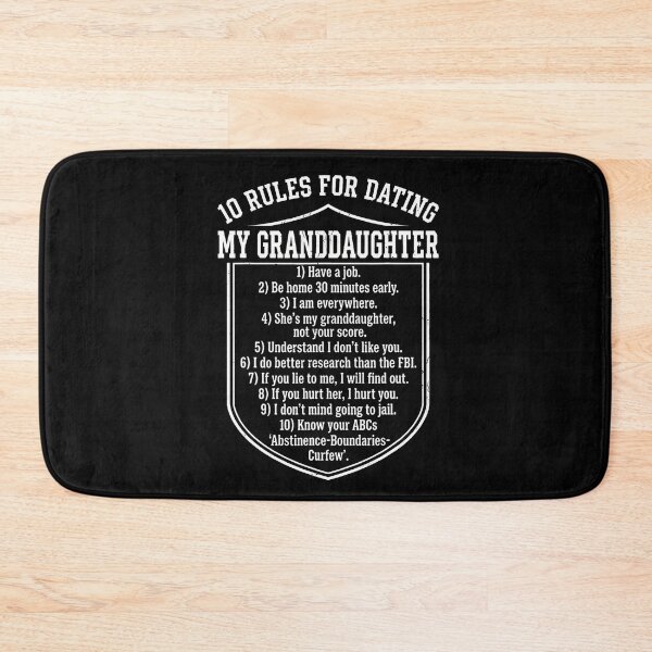 Item preview, 10 Rules For Dating My Granddaughter Funny Grandpa designed and sold by T9AXER.