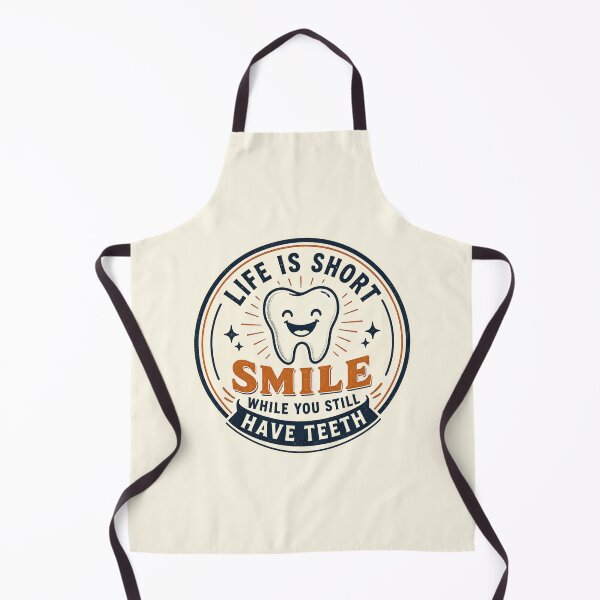 Item preview, Life Is Short Smile While You Still Have Teeth designed and sold by DemureArtsy.