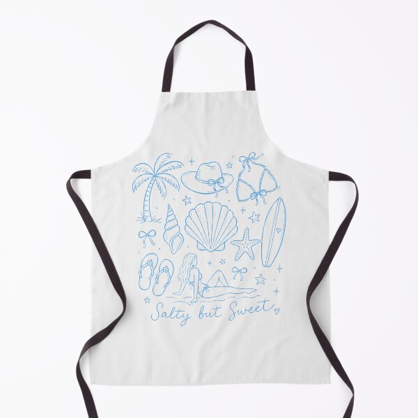 Item preview, Salty But Sweet Coquette Beach Girl Blue Line Art Illustration designed and sold by Yellowriversss.