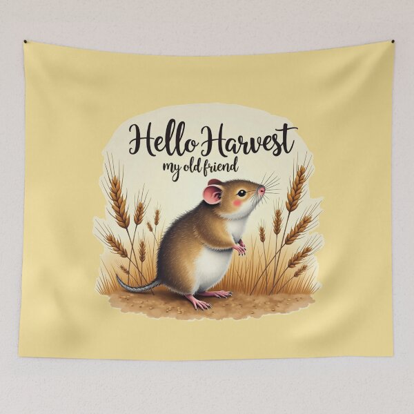 Item preview, Hello Harvest My Old Friend fieldmouse  designed and sold by Road Home Quilting.