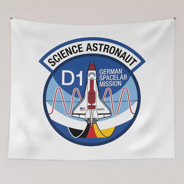 Item preview, STS-61A German Spacelab D1 Science Astronaut Emblem designed and sold by CharlieDesings.