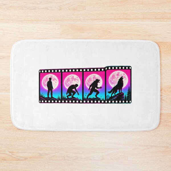 Item preview, Werewolf Transformation – Full Moon Retro Filmstrip Horror Movie designed and sold by WolfmanProphecy.