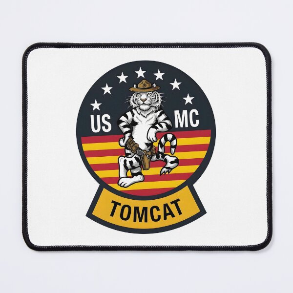 Item preview, USMC Tomcat White Tiger Drill Instructor Emblem designed and sold by CharlieDesings.
