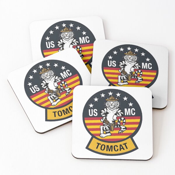 Item preview, USMC Tomcat White Tiger Drill Instructor Emblem designed and sold by CharlieDesings.