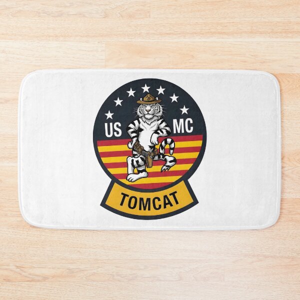 Item preview, USMC Tomcat White Tiger Drill Instructor Emblem designed and sold by CharlieDesings.