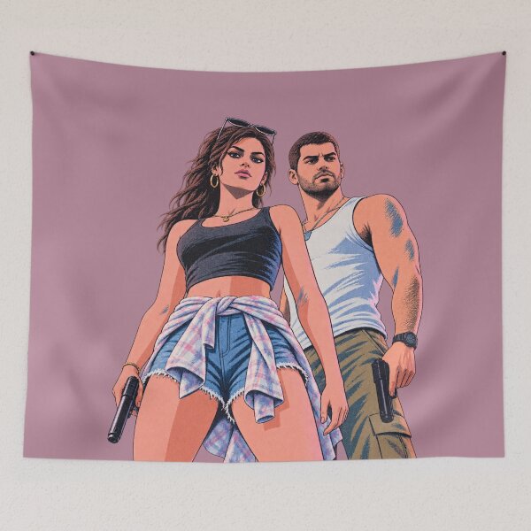Item preview, Grand Theft Auto 6 Jason & Lucia  designed and sold by ZOHRR.