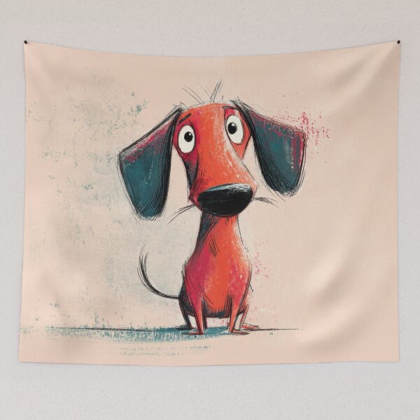 Item preview, Dog on plain backdrop designed and sold by anytka.