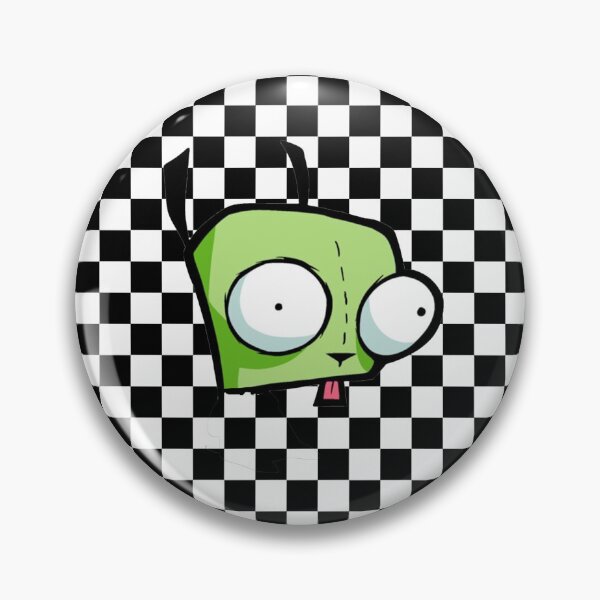 Item preview, Neon Green Cartoon Head Checkerboard Y2K designed and sold by TrxshWear.