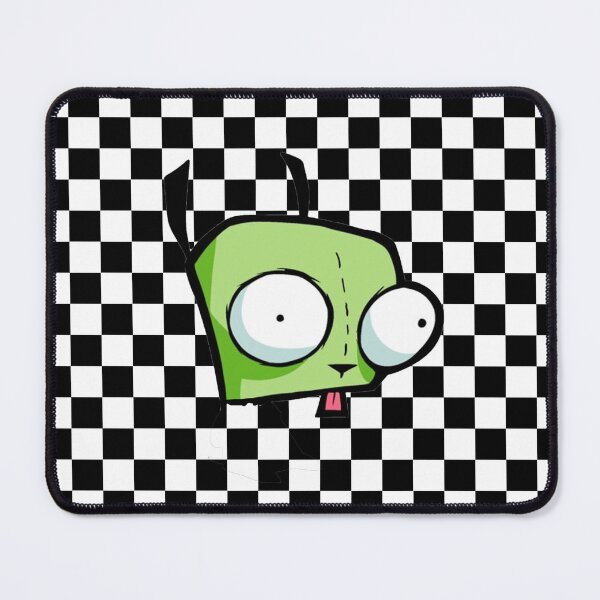 Item preview, Neon Green Cartoon Head Checkerboard Y2K designed and sold by TrxshWear.