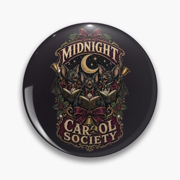 Item preview, Midnight Carol Society – Gothic Christmas Bats designed and sold by RadekArt.