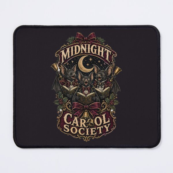 Item preview, Midnight Carol Society – Gothic Christmas Bats designed and sold by RadekArt.