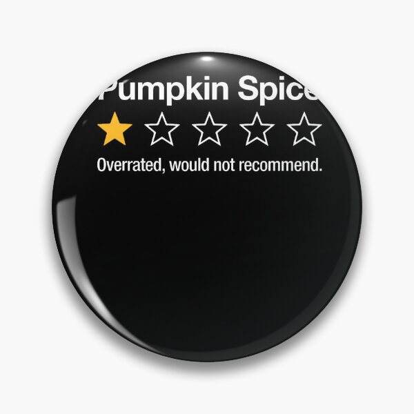 Item preview, Pumpkin Spice Hater 1 Star Rating Overrated Fall Coffee Fun designed and sold by T9AXER.