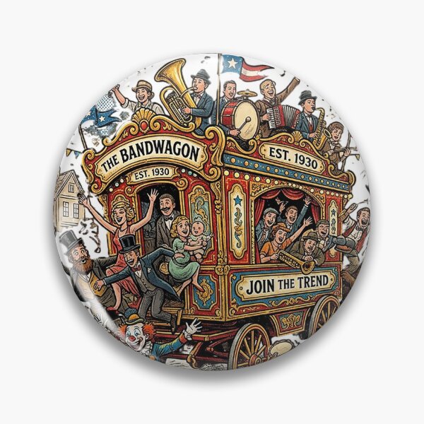 Item preview, Jump On The Bandwagon Vintage Circus Carnival Retro Graphic Tee Design designed and sold by Nubian Style.