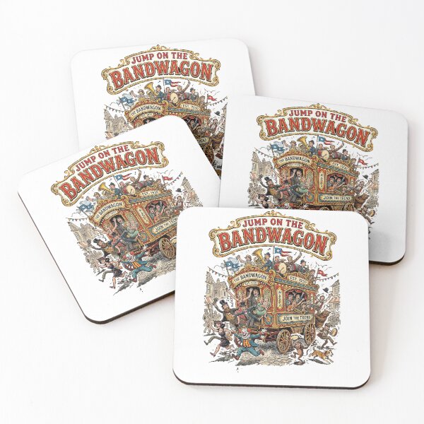 Item preview, Jump On The Bandwagon Vintage Circus Carnival Retro Graphic Tee Design designed and sold by Nubian Style.