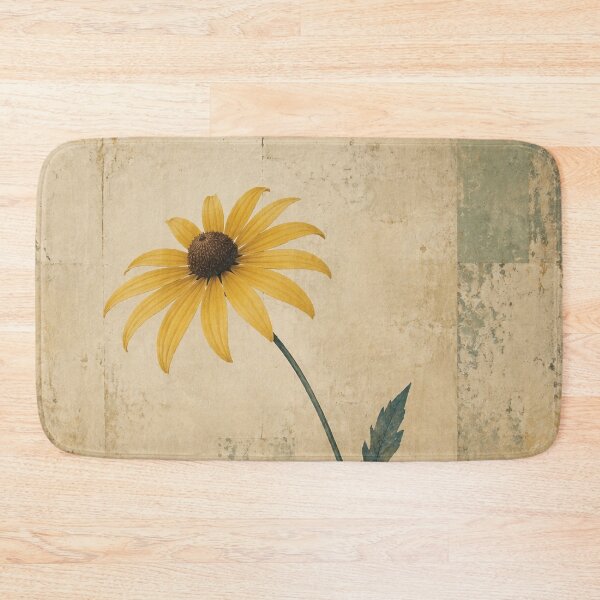 Item preview, Golden Wildflower Vintage Abstract Art designed and sold by naturalsurvival.