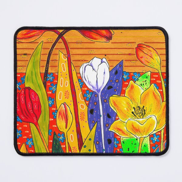 Item preview, Colorful Wildflowers in a Bright Garden designed and sold by zy.visuals.