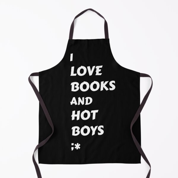 Item preview, I Love Books And Hot Boys Funny Reader Quote designed and sold by Jacob Zubek.