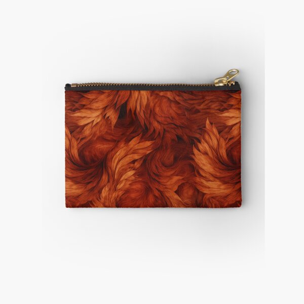 Item preview, Burnt Auburn Feather Abstract Seamless Pattern designed and sold by pinkal.
