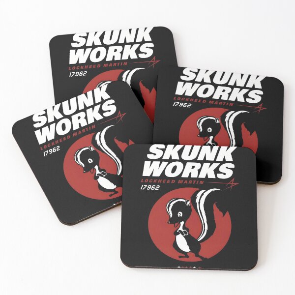 Artikelvorschau, Offizielles Maskottchen-Emblem von Lockheed Martin Skunk Works entworfen und verkauft von CharlieDesings.
