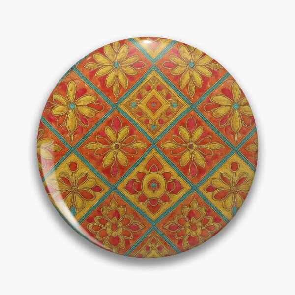 Item preview, Vibrant Geometric Floral Pattern designed and sold by SpaceBazaar.