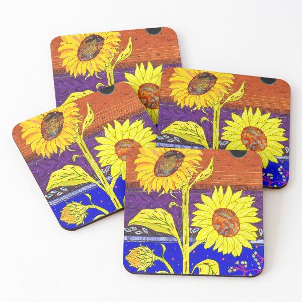Item preview, Bright Sunflowers in a Colorful Garden designed and sold by zy.visuals.