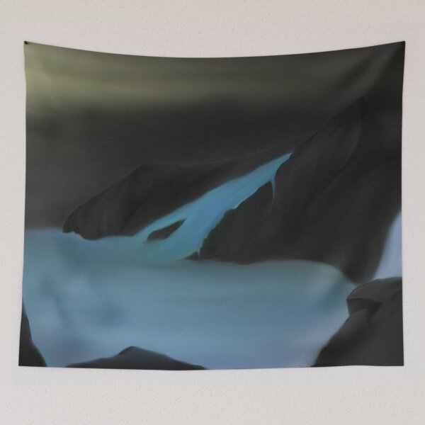 Item preview, Dark and Stormy Waterfall Cliffs designed and sold by KerisThings.
