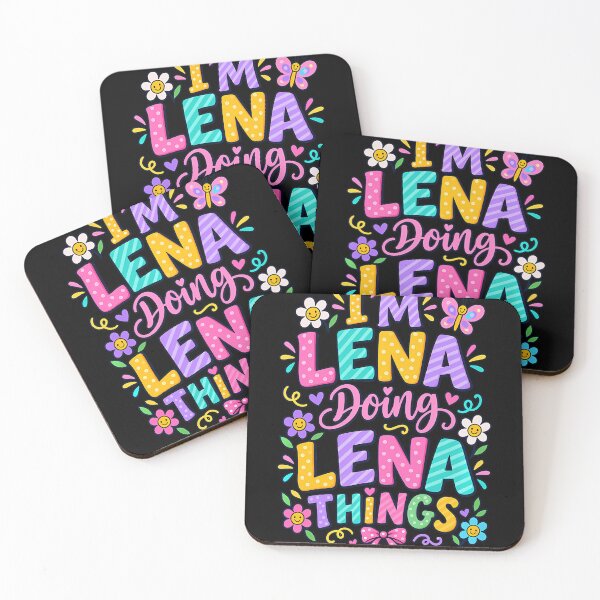 Item preview, I'M Lena Doing Lena Things Cute Girl's designed and sold by T9AXER.