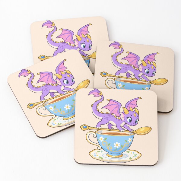 Item preview, Teacup Dragon – Tiny Dragon Tea Time designed and sold by ChromaRune.