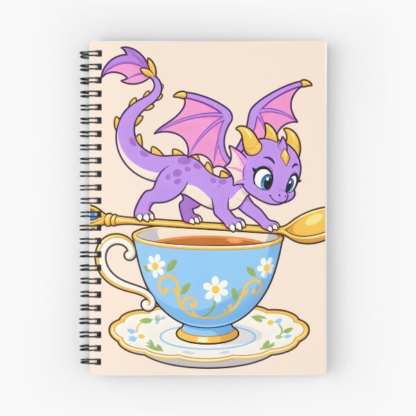 Item preview, Teacup Dragon – Tiny Dragon Tea Time designed and sold by ChromaRune.