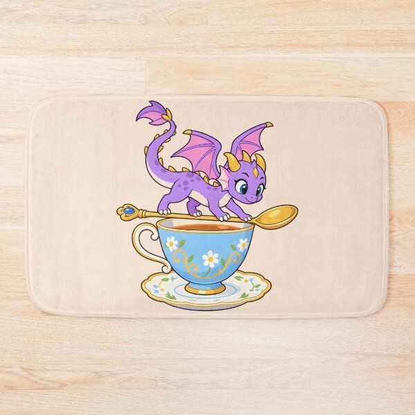 Item preview, Teacup Dragon – Tiny Dragon Tea Time designed and sold by ChromaRune.