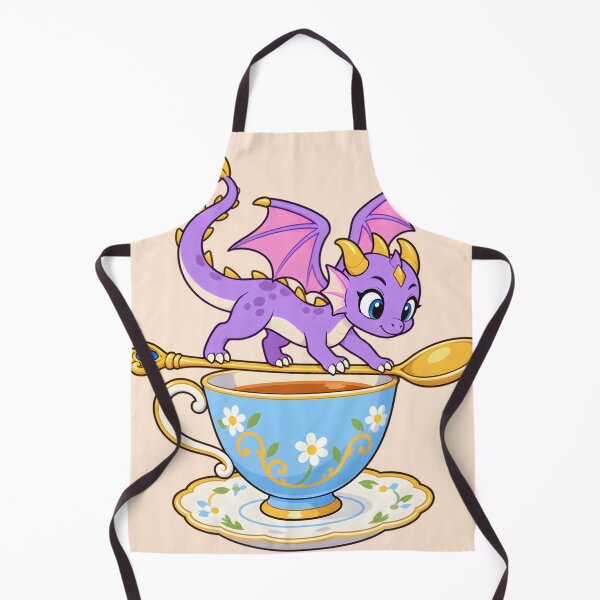 Item preview, Teacup Dragon – Tiny Dragon Tea Time designed and sold by ChromaRune.