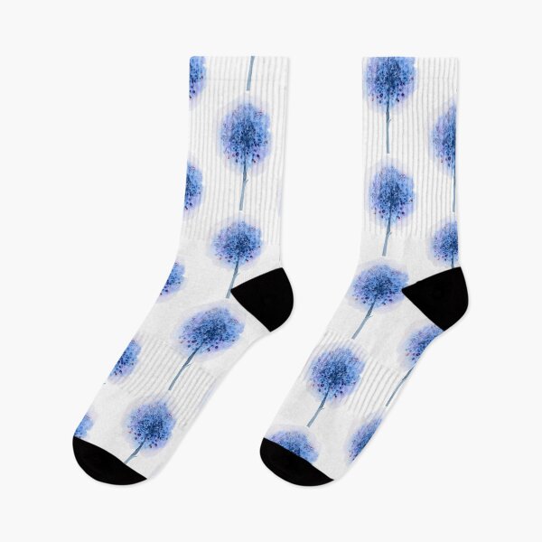 Item preview, Abstract Blue Flower Watercolour: Minimalist Botanical Art designed and sold by ArithraStudio.