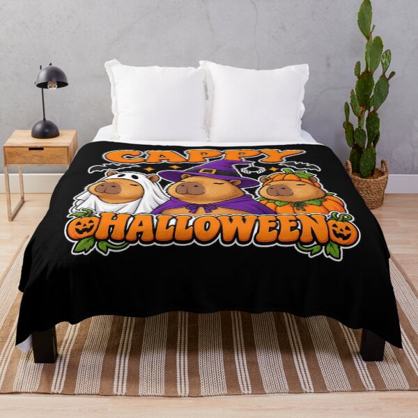 Item preview, Cappy Halloween Funny Capybara Ghost Witch Pumpkin Spooky designed and sold by clothesy7.