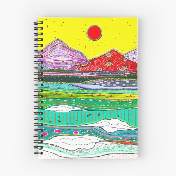 Item preview, Colorful Coastal Landscape Under a Bright Sun designed and sold by zy.visuals.