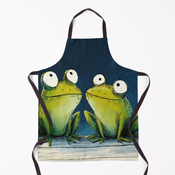 Item preview, Two frogs gaze at the night sky designed and sold by anytka.