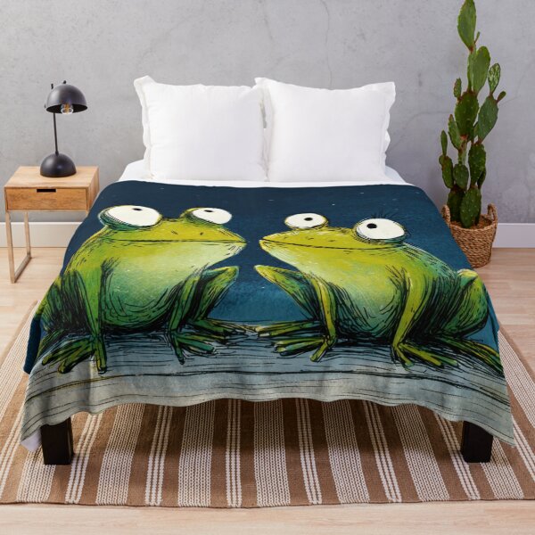 Item preview, Two frogs gaze at the night sky designed and sold by anytka.