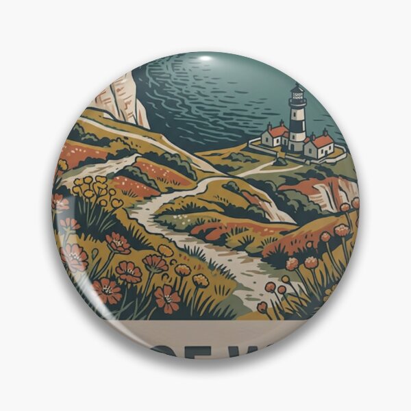 Item preview, Isle Of Wight Original Custom Vintage Poster Wall Art Design Pillow Gift designed and sold by Cool Robot Bro..