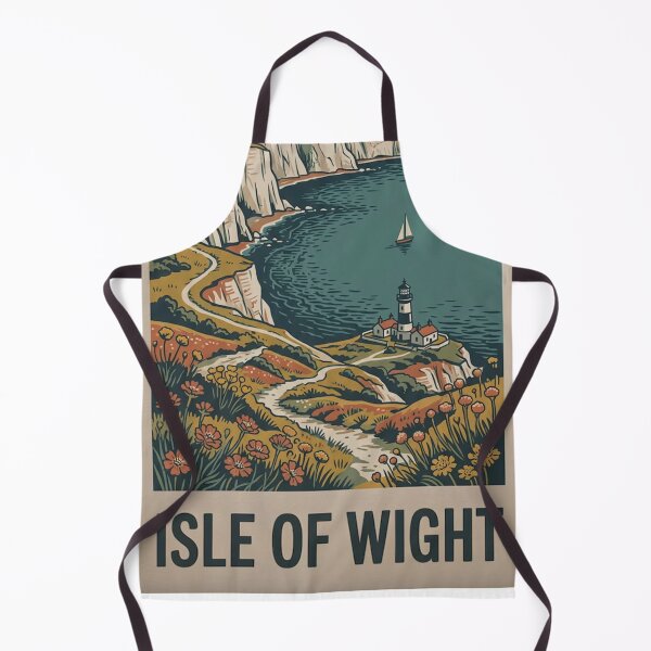 Item preview, Isle Of Wight Original Custom Vintage Poster Wall Art Design Pillow Gift designed and sold by Cool Robot Bro..