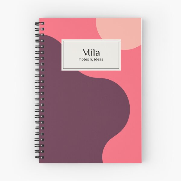 Item preview, Personalized Mila Notebook Sketch Design designed and sold by AhmedZouita.