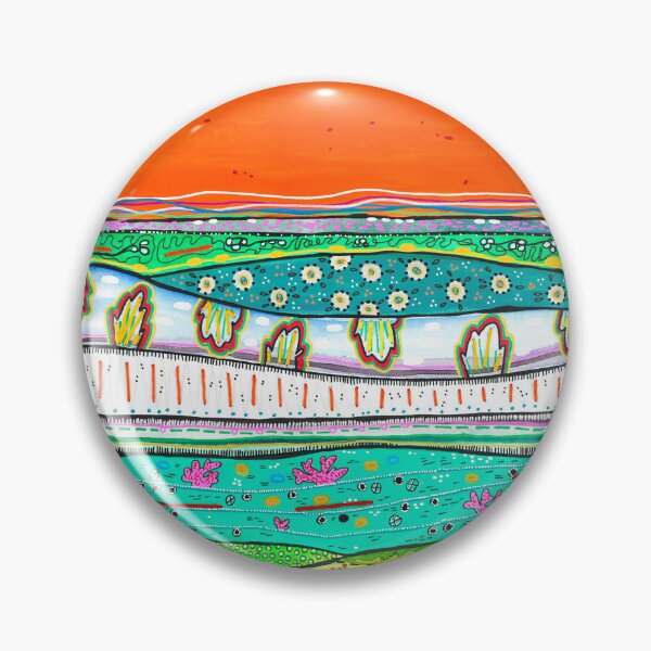 Item preview, Vibrant Coastal Landscape with Ocean Waves designed and sold by zy.visuals.