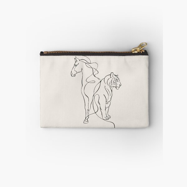 Item preview, Horse Line Drawing and Tiger Line Art designed and sold by FemmePod.